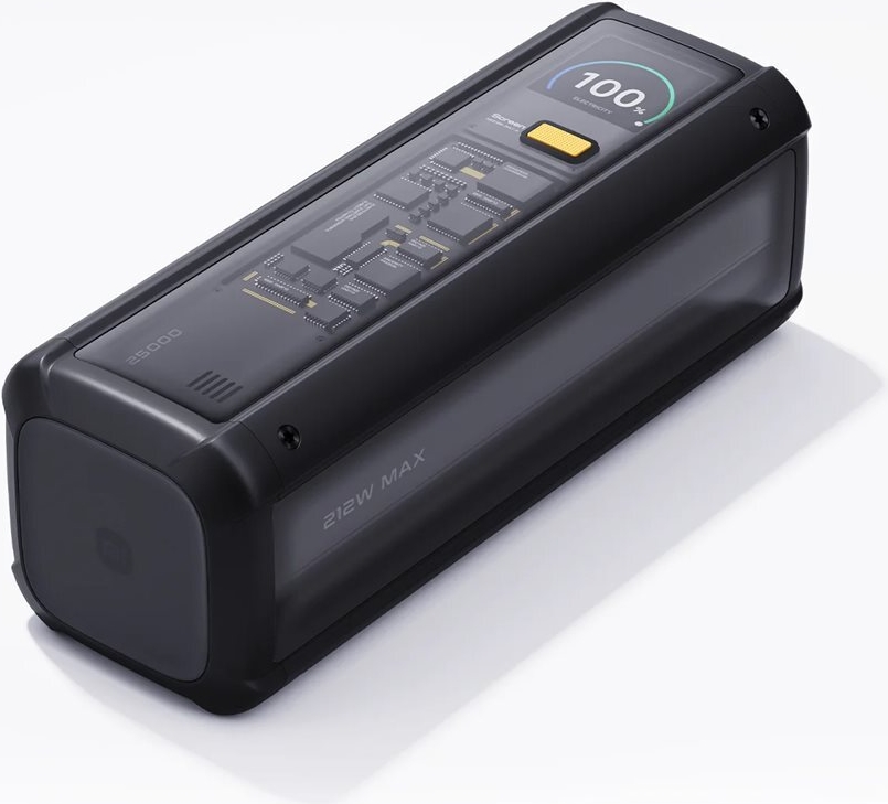 Xiaomi P03MI Powerbank 25000 mAh 90.8 Wh 212 Watt HyperCharge PD 3.1 Schwarz