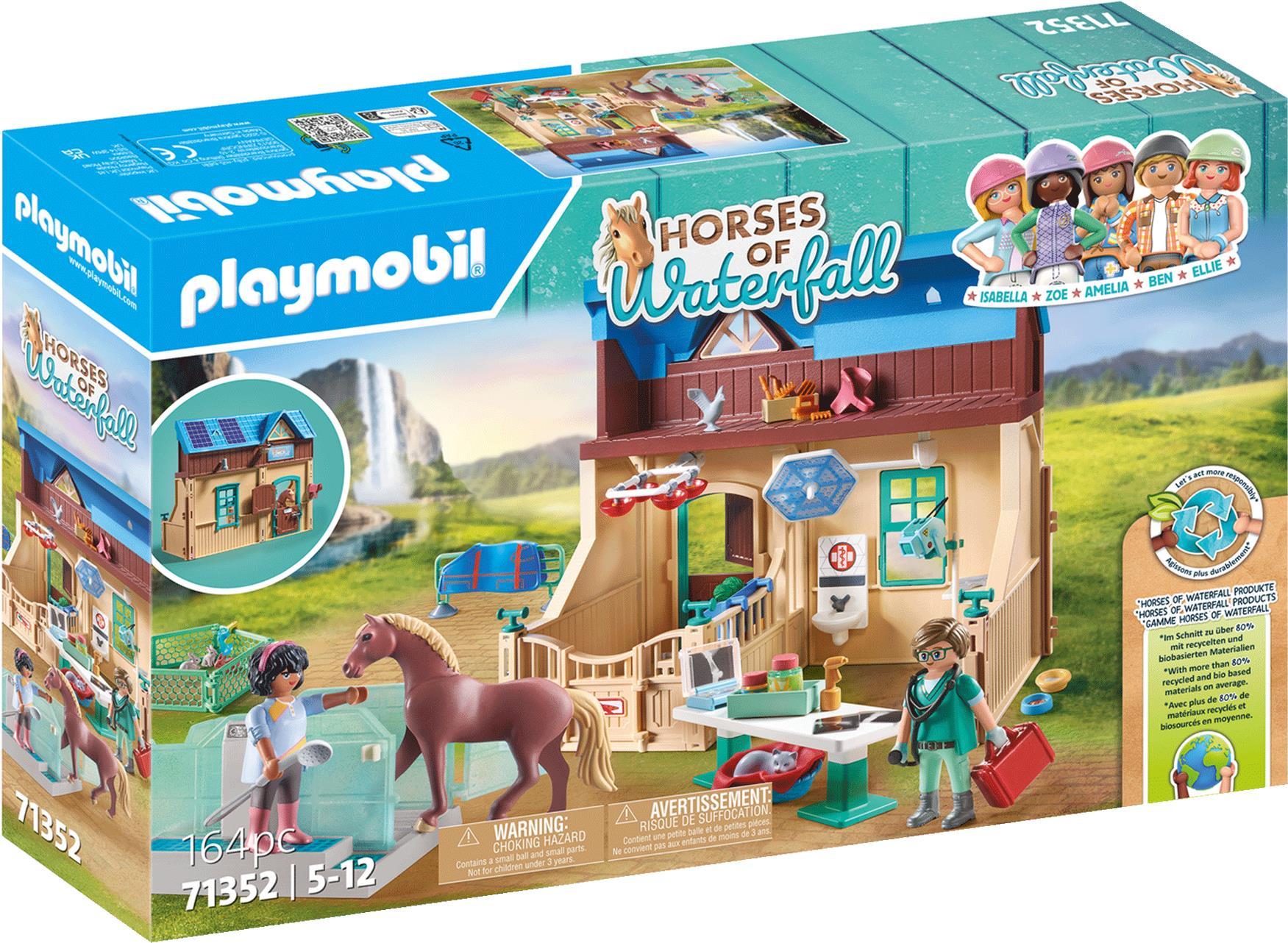 Playmobil Horses of Waterfall Reittherapie & Tierarztpraxis. Typ: Bauernhof, Empfohlenes Alter in Jahren (mind.): 5 Jahr(e), Empfohlenes Alter in Jahren (max.): 12 Jahr(e), Produktfarbe: Mehrfarbig (71352)