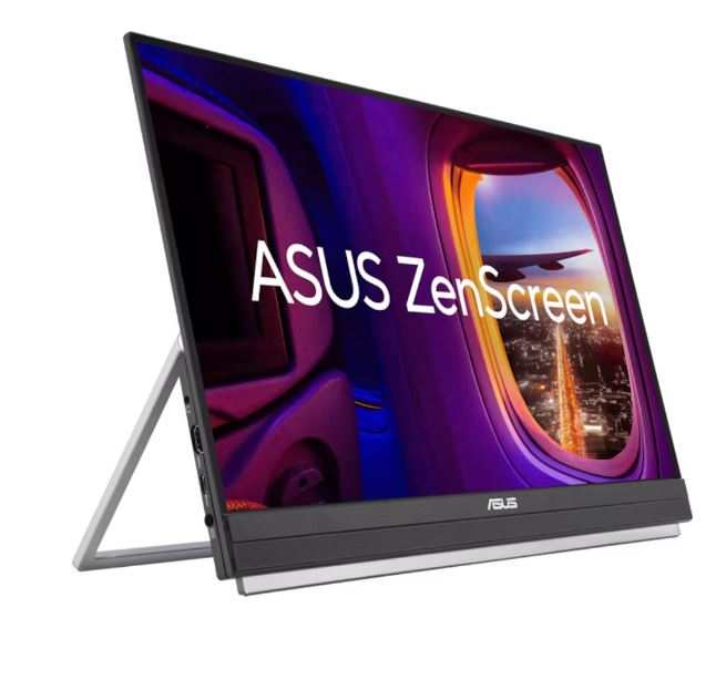 ASUS ZenScreen MB229CF tragbarer Monitor - 22 Zoll (21,5 sichtbar) FHD (1920 x 1080), IPS-Technologie, 100Hz, USB-C® PD 60W, Lautsprecher, Tragegriff/Kickstand-Design, C-Klemme, Trennwandhaken, Subwoofer, 2.1 Kanal Audio, grüne Nachhaltigkeit [Energieklas