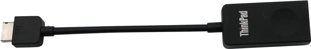 Lenovo ThinkPad Ethernet Extension Adapter Gen 2 - Netzwerkadapterkabel - RJ-45 (W) bis Lenovo Ethernet-Erweiterungsstecker (M) - FRU - für ThinkPad X1 Carbon (6th Gen) 20KG, 20KH, X280 20KE, 20KF