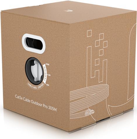 Ubiquiti Networks UACC-CABLE-C5E-OUTDOOR-PRO-305M-W Netzwerkkabel Weiß Cat5e S/UTP (STP) (UACC-CABLE-C5E-OUTDOOR-PRO-305M-W)