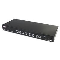 StarTech.com 8-Port USB KVM Switch-Set mit OSD und Kabeln Rackmontierbar - KVM-Switch - USB - 8 x KVM port(s) - 1 lokaler Benutzer - an Rack montierbar (SV831DUSBUK)