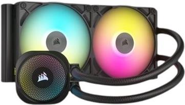 CORSAIR iCUE Link TITAN 240 RX RGB - Prozessor-Flüssigkeitskühlsystem - Kühlergröße: 240 mm - (für: AM4, LGA1700, AM5, LGA1851) - Kupfer - 120 mm (CW-9061016-WW)