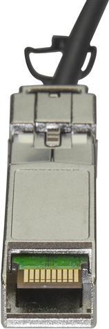 StarTech.com 1m SFP+ Direktverbindungskabel - MSA konform - 10Gb SFP+ Kabel - Passives SFP+ Kabel - 10GBase Direktanschlusskabel - SFP+ eingerastet bis SFP+ eingerastet - 1 m - twinaxial - SFF-8431/SFF-8432 - passiv - Schwarz