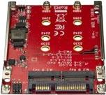 StarTech .com M.2 auf SATA Adapter - Dual Slot M.2 NGFF SSD Adapter für 2.5 Laufwerke - RAID - Speichercontroller (RAID) - M.2 Card - SATA 6Gb/s M.2 auf SATA Adapter - Dual Slot M.2 NGFF SSD Adapter für 2.5 Laufwerke - RAID. (S322M225R)