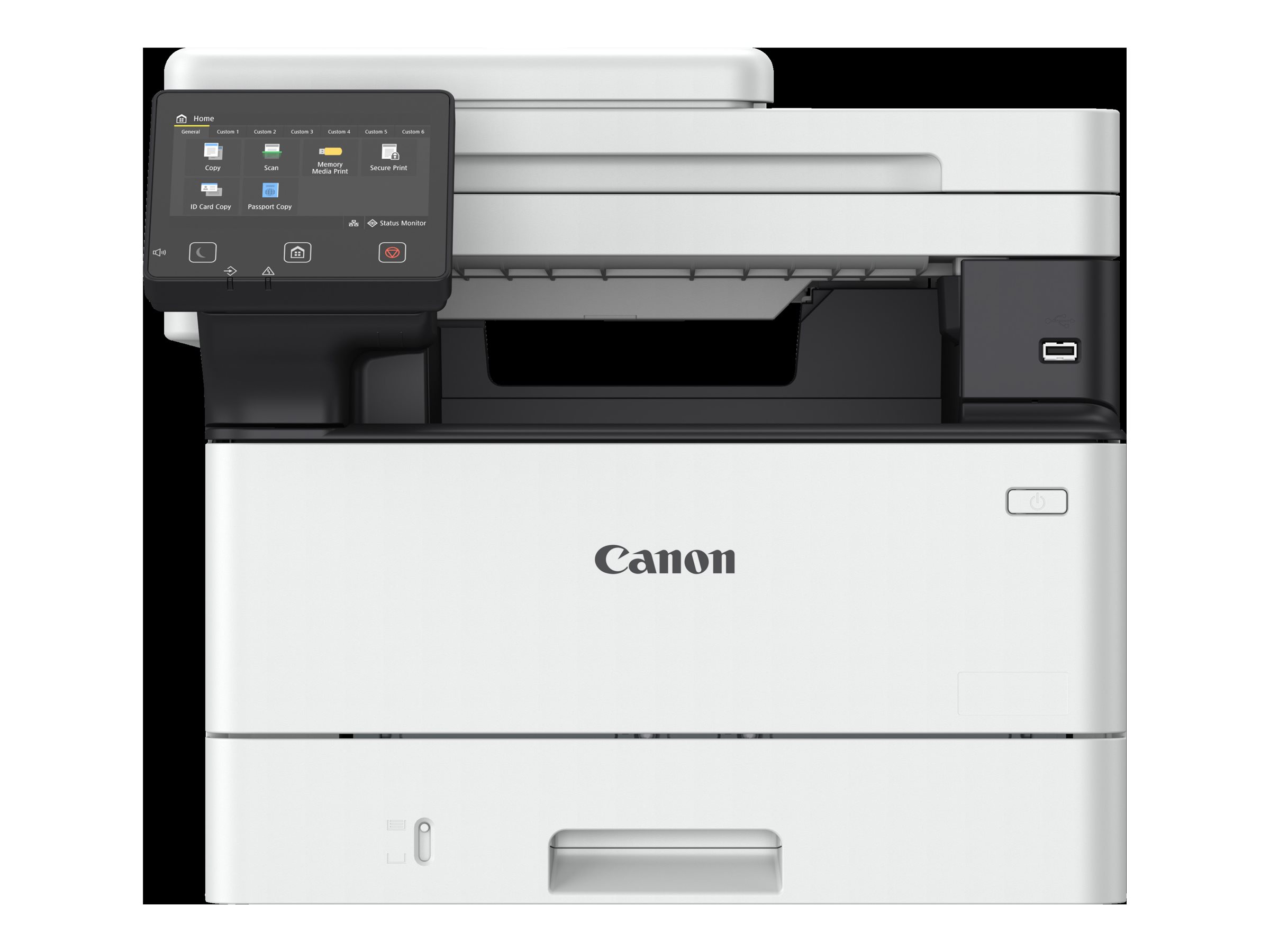Canon i-SENSYS MF465dw - Multifunktionsdrucker - s/w - Laser - A4 (210 x 297 mm), Legal (216 x 356 mm) (Original) - A4/Legal (Medien) - bis zu 65,4 Seiten/Min. (Drucken) - 250 Blatt - 33,6 Kbps - USB 2,0, Gigabit LAN, Wi-Fi(n) (5951C007)