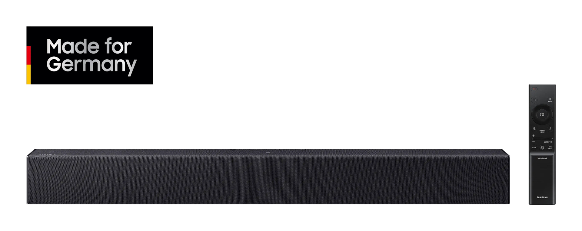 Samsung B-Serie HW-B410GF 2.0-Kanal Soundbar Schwarz ohne Subwoofer, Bluetooth®, WLAN (HW-B410GF/ZG)