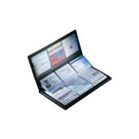 sigel Visitenkarten-Sammler, schwarz, matt Visitenkarten-Album für 288 Visitenkarten bis 90 x 58 mm (VZ175)