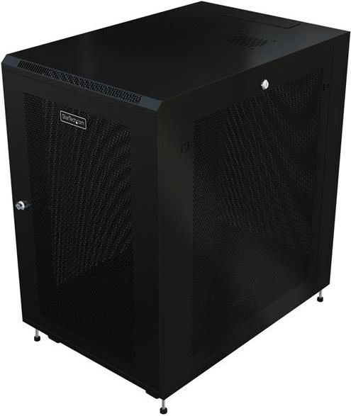 StarTech.com SERVER RACK 18U StarTech.com Server Rack Schrank - 78cm tiefes Gehäuse - 18 HE - Netzwerk Server Schrank - Datenschrank (RK1833BKM)