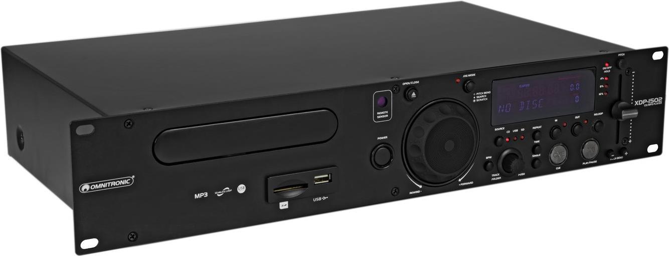 Omnitronic XDP-1502 DJ Single CD MP3 Player (11046050)