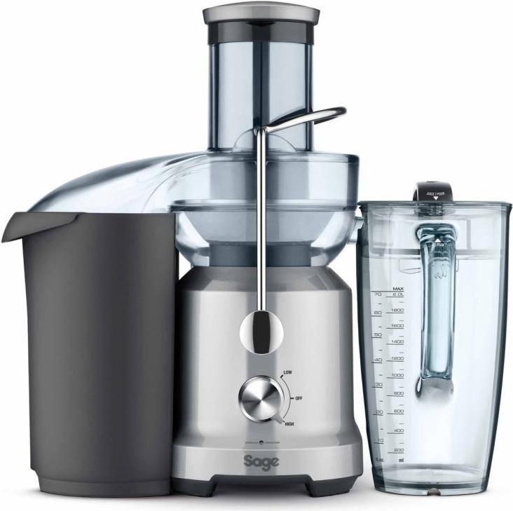 Sage the Nutri Juicer Cold Langsamer Entsafter 850W Schwarz - Silber (SJE430SIL2CEU1)