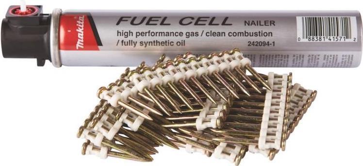 Makita C6 - Betonnägel Satz - 1000 Stücke - 2,6 mm - Länge: 35 mm - für Makita GN420CLSE (196293-6)