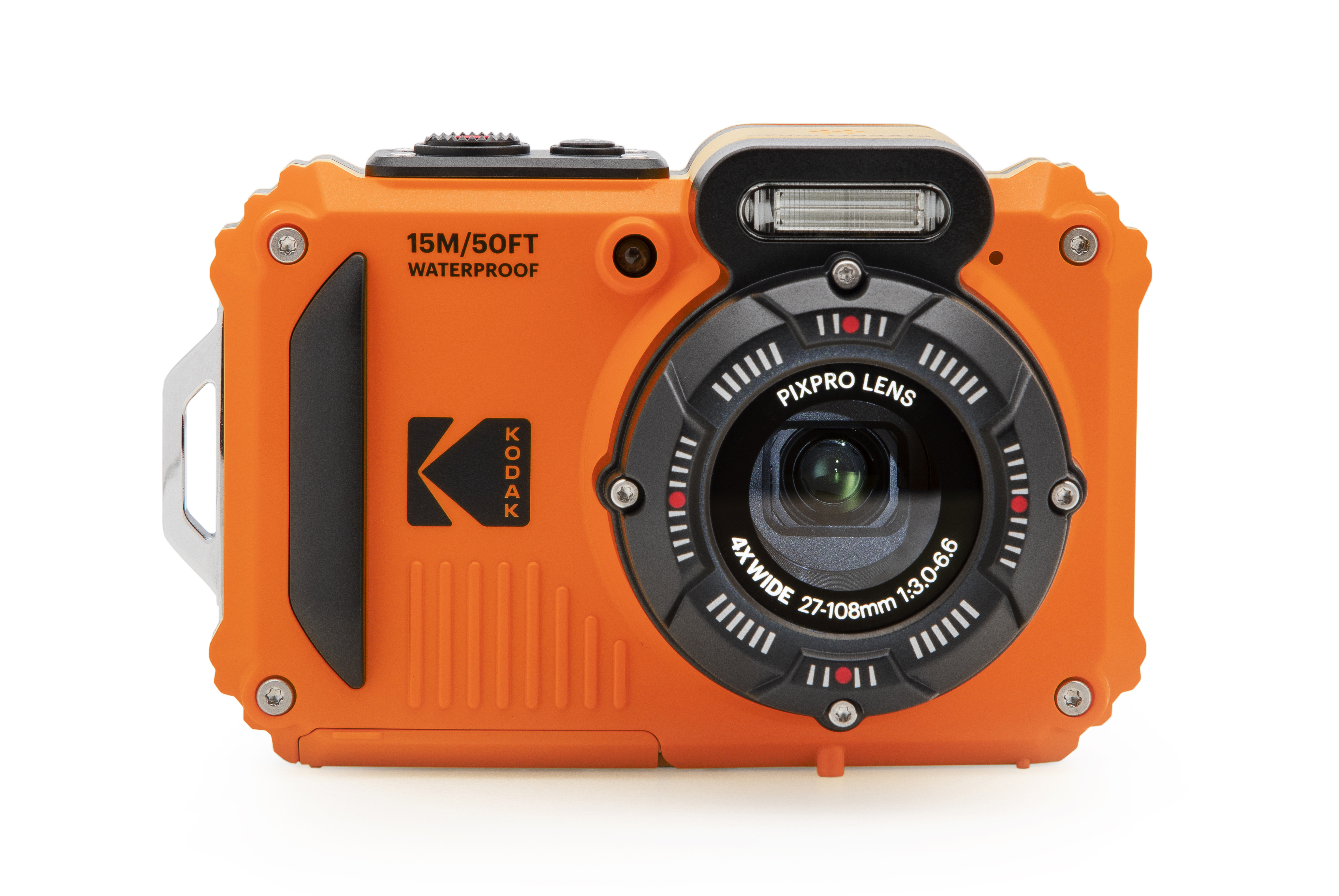 Kodak Digitalkamera 15 Megapixel Opt. Zoom 4 x Orange inkl. Akku Blitzgeraet (WPZ2OG6)