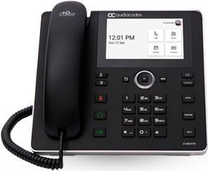 AudioCodes C455HD - VoIP-Telefon mit Rufnummernanzeige - RTCP, RTP, SRTP - 8 Leitungen (TEAMS-C455HD)