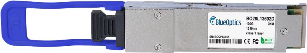 Kompatibler Infinera TOM-100GMR-Q-CWDM4 BlueOptics BO28L13602D QSFP28 Transceiver, LC-Duplex, 100GBASE-CWDM4, Singlemode Fiber, 4xWDM, 2KM, 0°C/+70°C, DDM (TOM-100GMR-Q-CWDM4-BO)