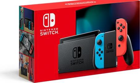 Nintendo Switch (New revised model) Tragbare Spielkonsole Schwarz - Blau - Rot 15,8 cm (6.2 ) 32 GB WLAN (10002207)