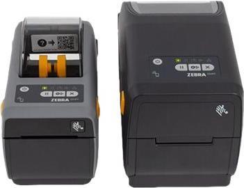 Zebra ZD411, 8 Punkte/mm (203dpi), RTC, EPLII, ZPLII, USB, USB-Host, BT, WLAN Etikettendrucker, Thermodirekt, Auflösung: 8 Punkte/mm (203dpi), Medienbreite (max): 58mm, Druckbreite (max.): 56mm, Rollendurchmesser (max.): 127mm, Geschwindigkeit (max.): 152
