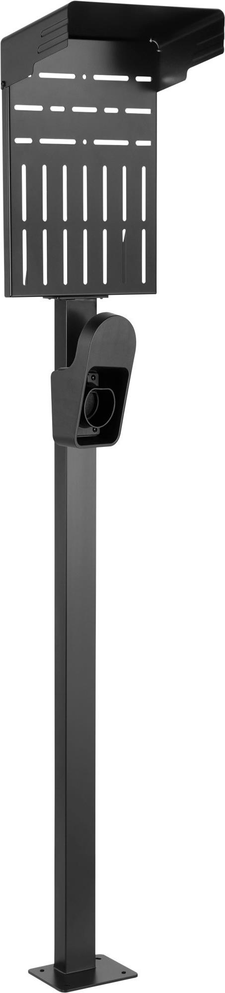 InLine Universal Wallbox-Standfuß mit EV-Ladekabel Halterung schwarz - Dieser Universal Wallbox-Standfuß, mit EV-Ladekabel Halterung von InLine ist die perfekte Lö,sung fü,r Situationen - in denen eine Wandmontage der EV-Ladestation nicht m&o