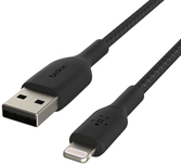 Belkin BOOST CHARGE - Lightning-Kabel - Lightning (M) bis USB (M) - 1,0m - Schwarz - für Apple iPad/iPhone/iPod (Lightning) (CAA002BT1MBK)