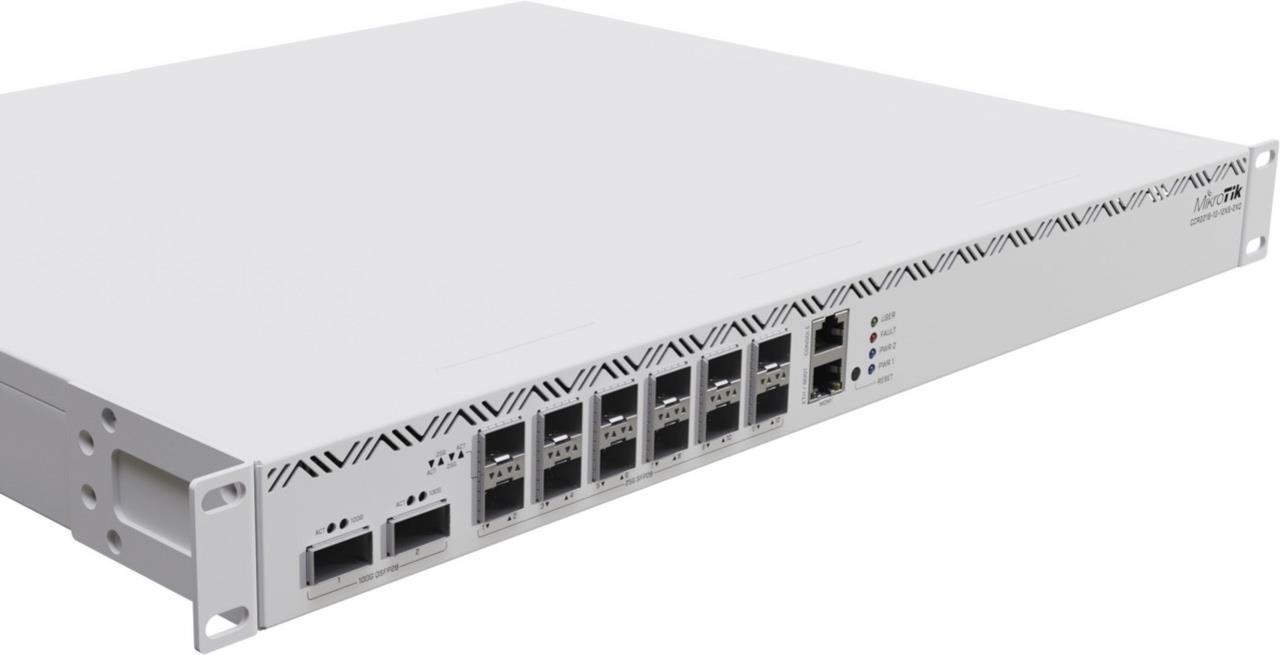 MikroTik Cloud Core Router CCR2216-1G-12XS-2XQ - Router 100GbE, 25GbE - an Rack montierbar (CCR2216-1G-12XS-2XQ)
