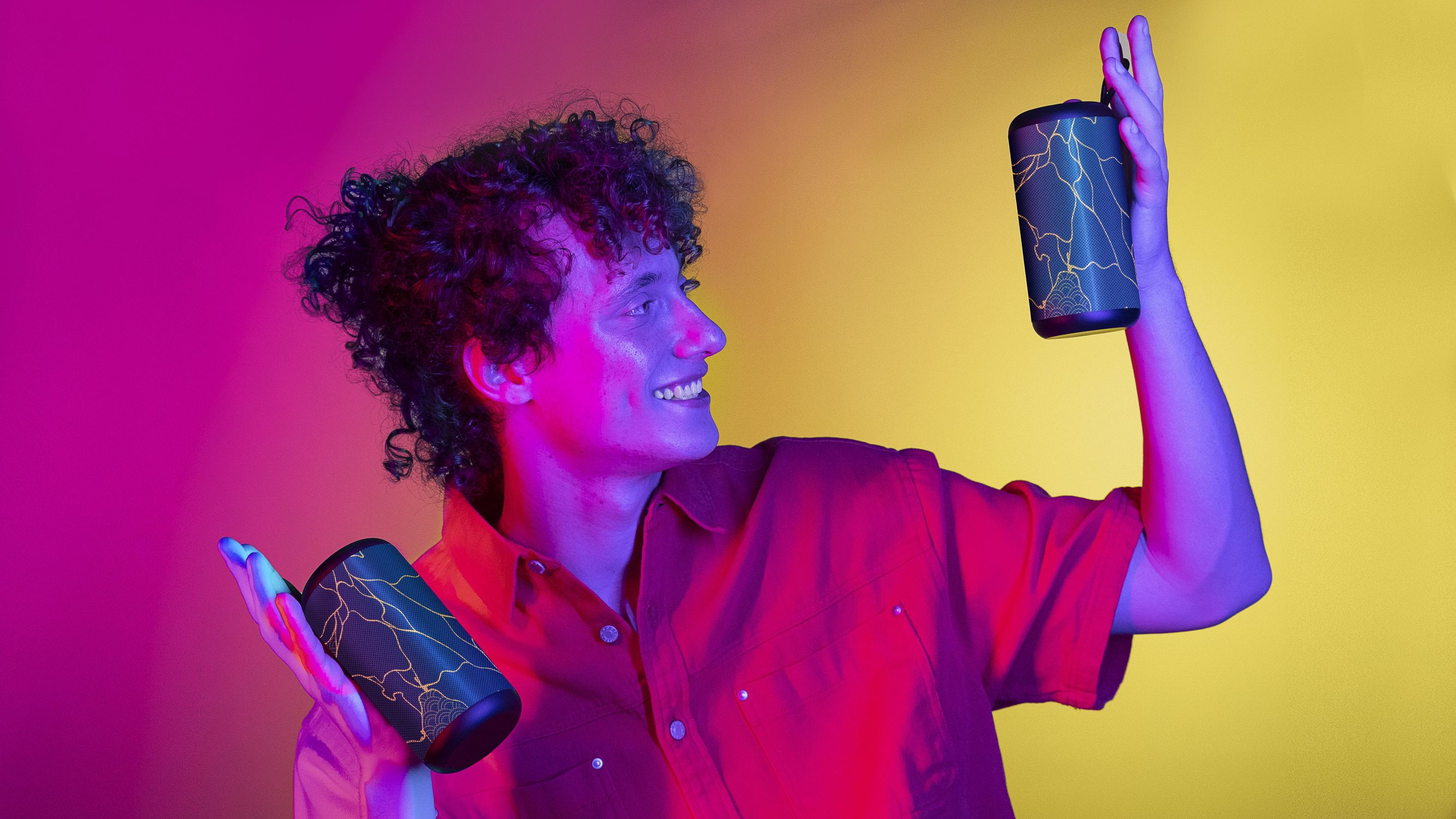 Cellularline Music & Sound Bluetooth Vertical Speaker Veins - Lautsprecher (BTSPKMSVERTICAL241)