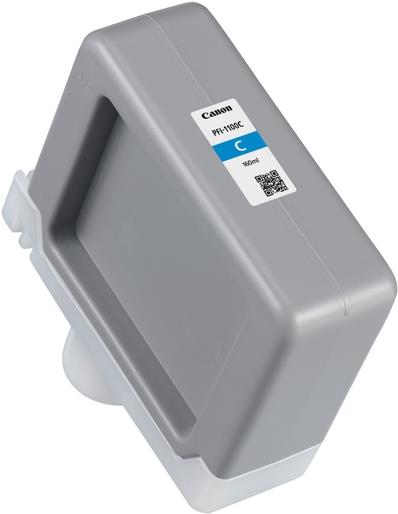 Canon PFI-1100 C - Cyan - Original - Tintenbehälter - für imagePROGRAF PRO-2000, PRO-4000, PRO-4000S, PRO-6000S (0851C001AA)