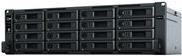 Synology RackStation RS4021xs+ - NAS-Server - 16 Schächte - Rack - einbaufähig - SATA 6Gb/s - RAID 0, 1, 5, 6, 10, JBOD, 5 Hot Spare, 6 Hot Spare, 10-Hot-Spare, 1 Hot-Spare, RAID F1, F1 Hot Spare - RAM 16GB - Gigabit Ethernet / 10 Gigabit Ethernet - iSCSI