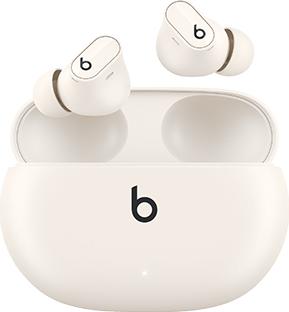 Apple Beats Studio Buds + - True Wireless-Kopfhörer mit Mikrofon - im Ohr - Bluetooth - aktive Rauschunterdrückung - Elfenbein (MQLJ3ZM/A)