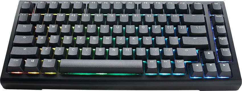 Ducky Tinker 75 Gaming-Tastatur RGB - MX-Red ISO-DE - 75% Gaming-Tastatur von Ducky - Hot-Swap-fähig - mit MX-Red Switches - ISO-Layout - RGB-Beleuchtung - Gasket-Mounted - Gehäuse aus ABS-Kunststoff - Baseplate aus FR-4 (PKTI2383IST-CRDEPDOECLAAW1)