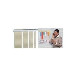 NOBO Rahmenprofil, Index 15, Breite: 481 mm für T-Karten-System, aus Metall, zum Fixieren der Karten- (1900411)