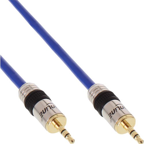 InLine Premium - Audiokabel - Mini-Phone Stereo 3,5 mm (M) - Mini-Phone Stereo 3,5 mm (M) - 15,0m - Doppelisolierung (99956P)