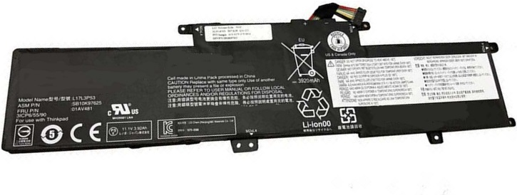 CoreParts - Laptop-Batterie (gleichwertig mit: Lenovo 01AV482, Lenovo 01AV481, Lenovo 01AV483) - Lithium-Ionen - 4050 mAh - 45 Wh - Schwarz - für Lenovo ThinkPad L390 20NR, 20NS (MBXLE-BA0190)
