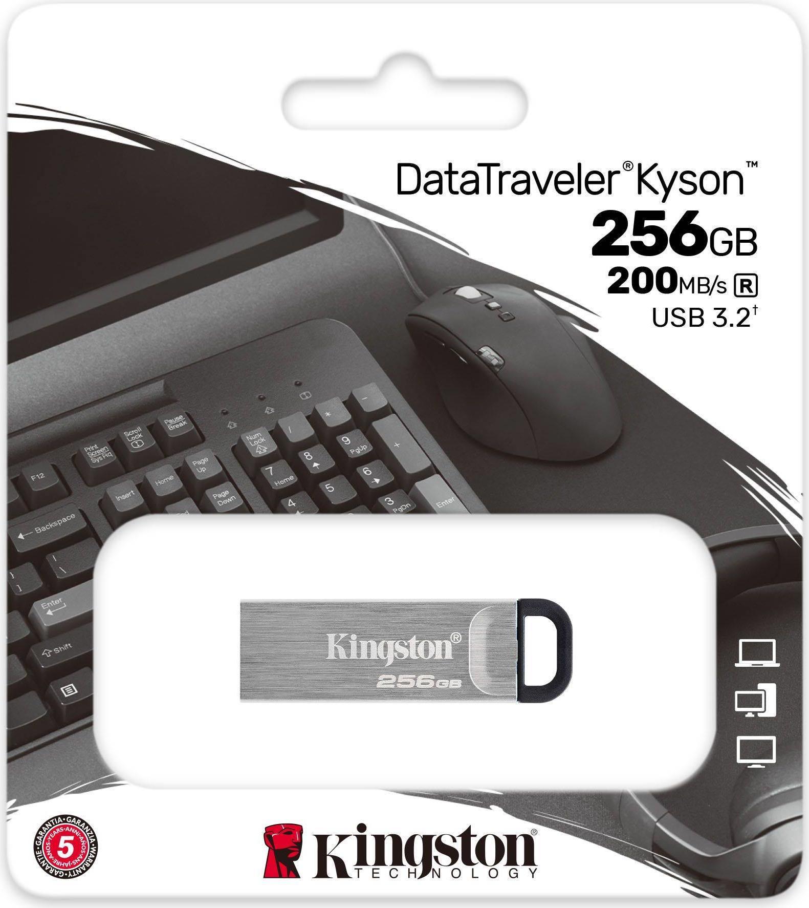 Kingston DataTraveler Kyson - USB-Flash-Laufwerk - 256GB - USB 3,2 Gen 1 (DTKN/256GB)