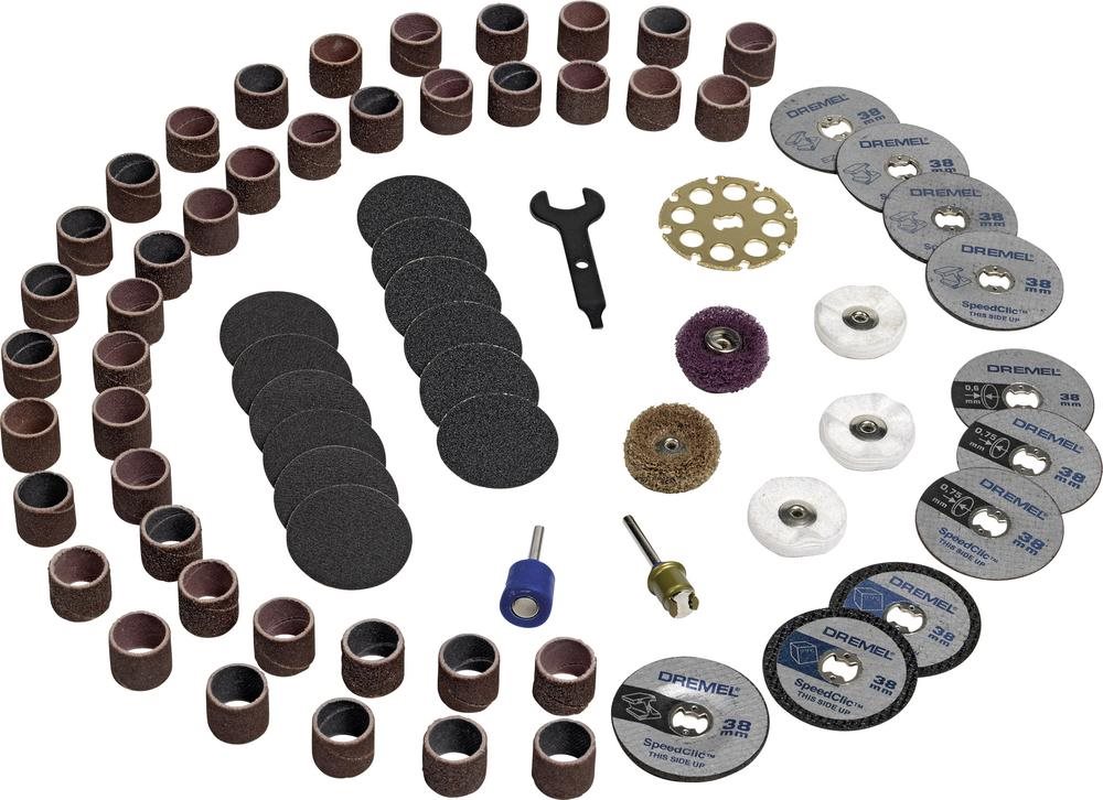 Dremel EZ SpeedClic SC725 - Multifunktionswerkzeugs-Zubehörset - 70 Stücke (2615E725JA)