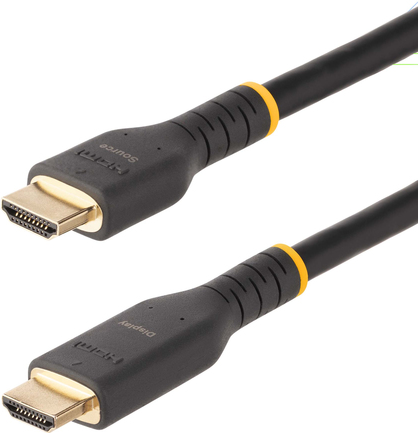 StarTech.com 30ft (10m) Active HDMI Cable w - Ethernet - HDMI 2,0 4K 60Hz UHD - Rugged HDMI Cord w - Aramid Fiber - Durable High Speed HDMI Cable - Heavy-Duty HDMI 2,0 Cable - Highspeed - HDMI-Kabel mit Ethernet - HDMI männlich zu HDMI männlich - 10,0m - 