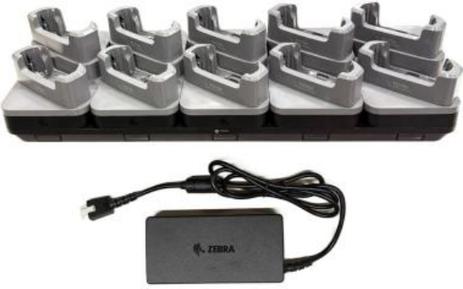 ZEBRA KIT: CHARGE-ONLY SHARECRADLE KIT TO CHARGE UP TO TEN TC701 DE (CRD-TC7A-5SC10D-1)