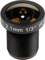 AXIS M12 Megapixel - CCTV-Objektiv - 2,1 mm - f/2,2 (Packung mit 10) - für AXIS P3904-R M12, P3905-R M12, P3915-R M12 (5901-371)