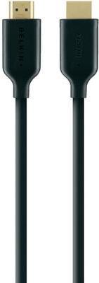 Linksys Belkin High Speed HDMI Cable with Ethernet - HDMI-Kabel mit Ethernet - HDMI männlich zu HDMI männlich - 5 m - Schwarz - 4K Unterstützung (F3Y021bt5M)