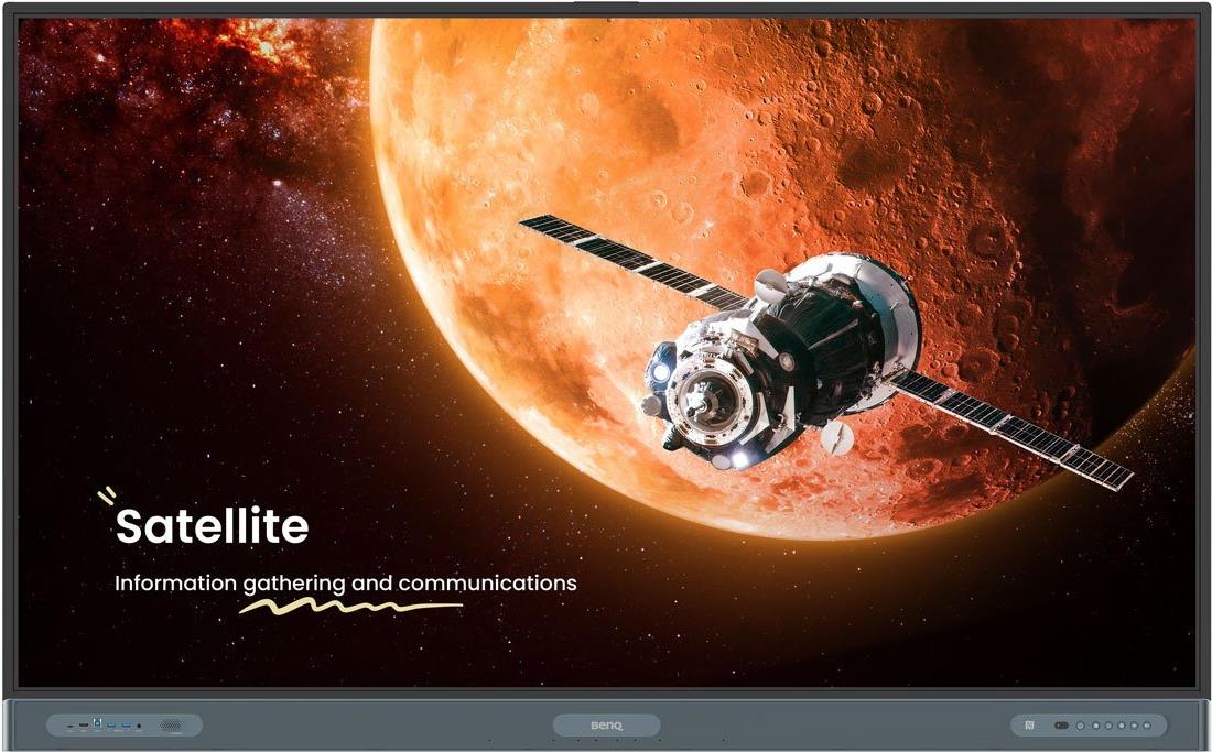 BenQ RP8604, 86 Display, UHD, IR Touch, UHD 3840x2160, 450cd/mý, 18/7,, IR 40 Punkt Multitouch, entspiegelt,, Android 13.0, Voice Assistant, Coý Sensor,, keimresistente Oberfläche, inkl. Wandhalterung, 3 Jahre Herstellergarantie, (Vor-Ort-Austausch-Serv (
