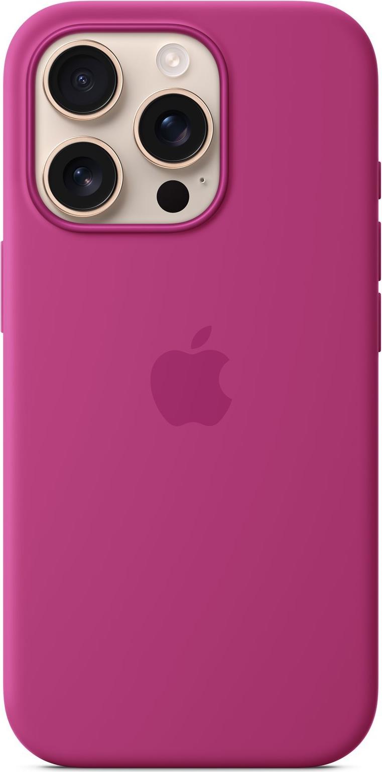 Apple - Hintere Abdeckung für Mobiltelefon - kompatibel mit MagSafe - Silikon - magentafarben - für iPhone 16 Pro (MYYN3ZM/A)
