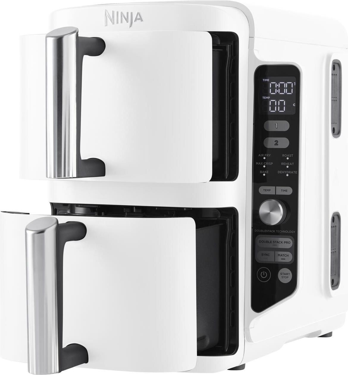Ninja SL400EUWH Doppel XL Doppel-Heißluftfritteuse (SL400EUWH)