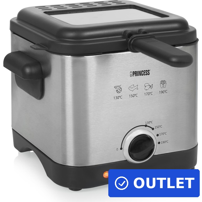 Princess 01.182612.01.001 Mini-Fritteuse - Fritteuse - 1,5 l - 130 °C - 190 °C - China - Einzelbild (01.182612.01.001) (geöffnet)