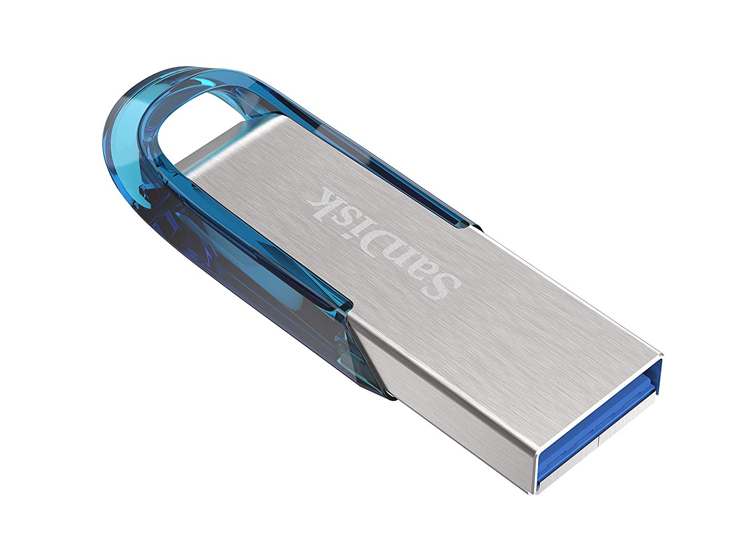 SanDisk Ultra Flair - USB-Flash-Laufwerk - 128GB - USB3.0 - Blau (SDCZ73-128G-G46B)