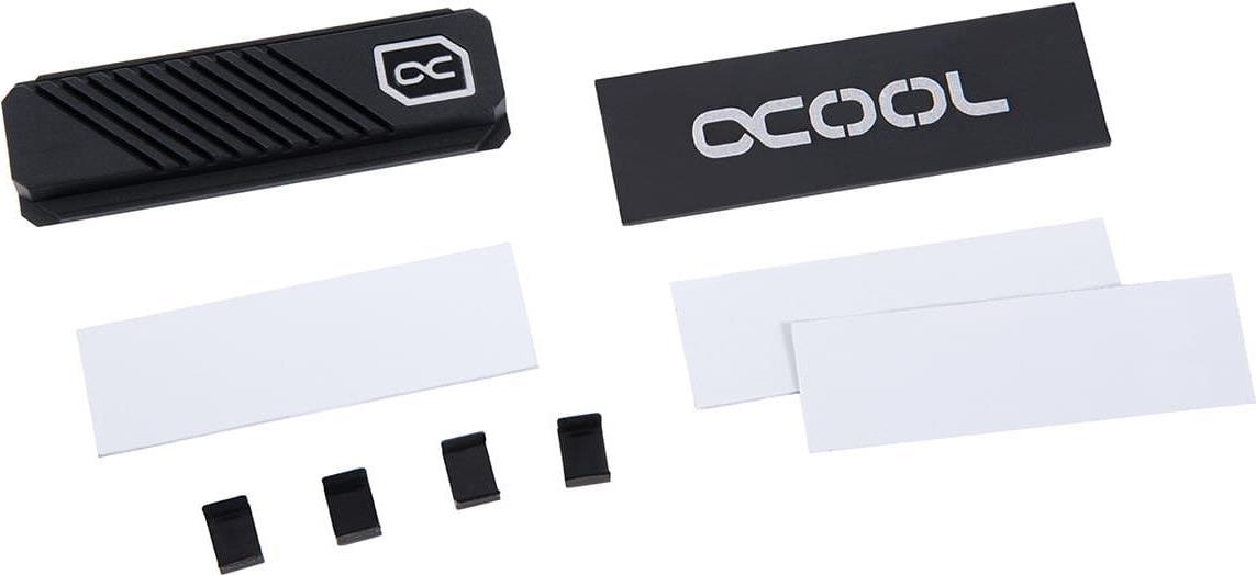 Alphacool 11770 Computerkühlsystem Solid-State-Laufwerk Kühlkörper/Radiator Schwarz 1 Stück(e) (11770)