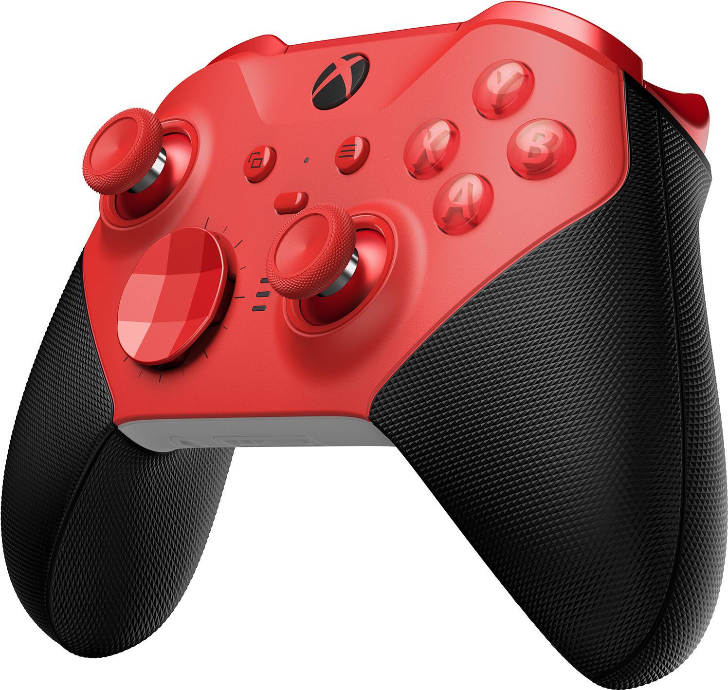Microsoft Xbox Elite Wireless Controller Series 2 - Core - Game Pad - kabellos - Bluetooth - Rot - für PC, Microsoft Xbox Series S, Microsoft Xbox Series X, Microsoft Xbox One, Android, iOS (RFZ-00014)