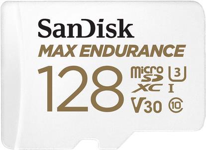 SanDisk Max Endurance - Flash-Speicherkarte (microSDXC-an-SD-Adapter inbegriffen) - 128GB - Video Class V30 / UHS-I U3 / Class10 - microSDXC UHS-I (SDSQQVR-128G-GN6IA)