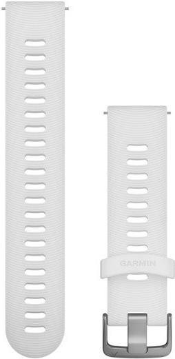 Garmin Quick Release - Band - Weiß - Garmin - Approach® S40 - Approach® S40 and CT10 Bundle - Forerunner® 245 - Forerunner® 245 Music - Venu®,... - Silikon - Edelstahl (010-11251-1P)