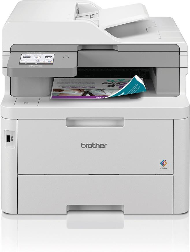 Brother MFC-L8390CDW - Multifunktionsdrucker - Farbe - LED - A4/Legal (Medien) - bis zu 30 Seiten/Min. (Drucken) - 280 Blatt - 33,6 Kbps - USB 2,0, Gigabit LAN, USB 2,0-Host, NFC, Wi-Fi(n) (MFCL8390CDWRE1)