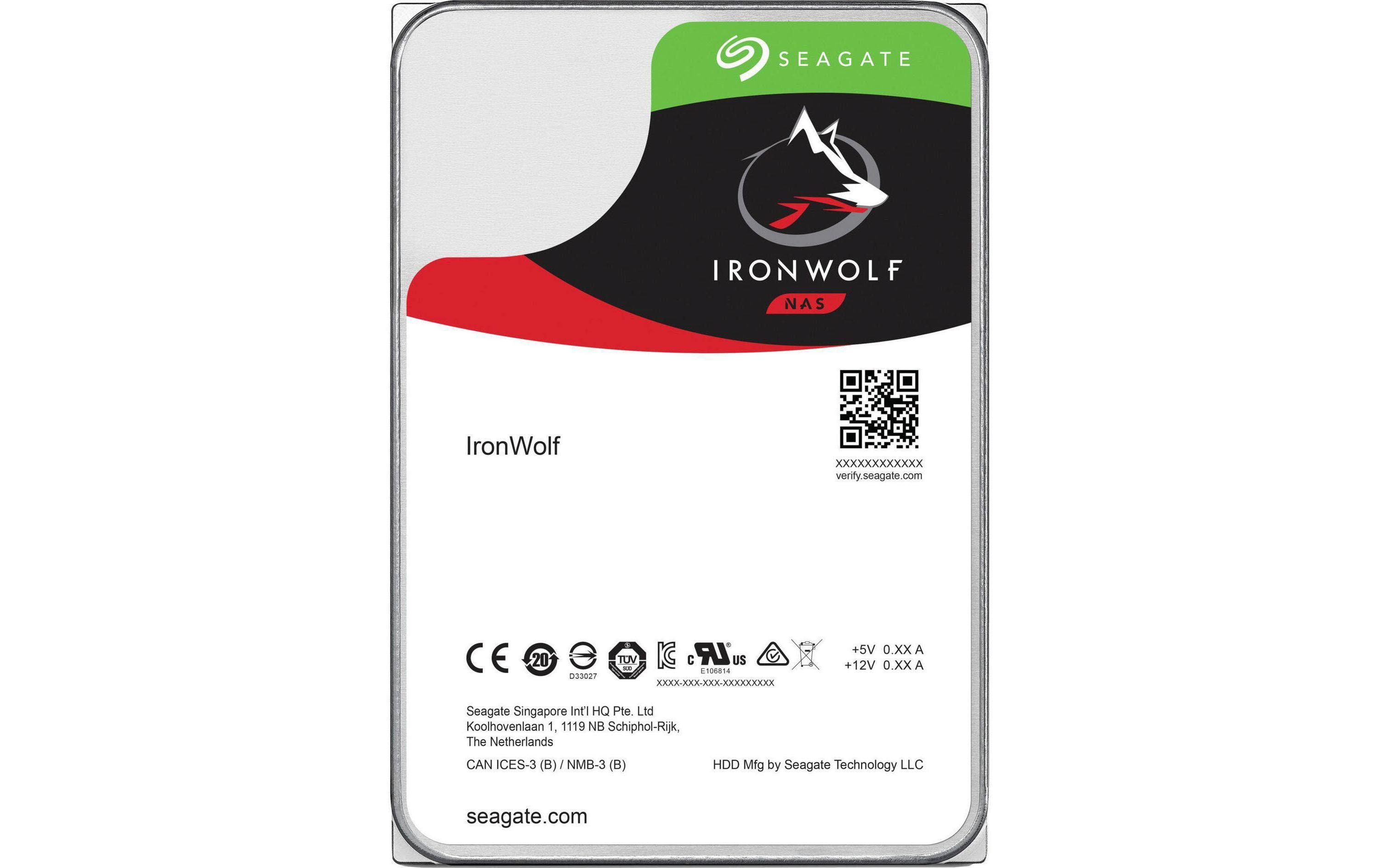 12 TB HDD 8,9cm (3.5 ) SEAGATE IronWolf ST12000VN0008 * OEM (ST12000VN008)