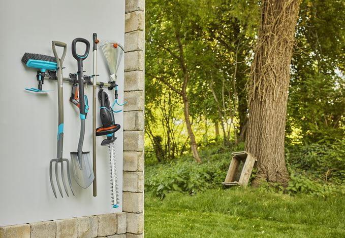 Gardena 3509-20 Lagerregal für Gartengeräte Wand-montiert Kunststoff - Gummi - Stahl (03509-20)